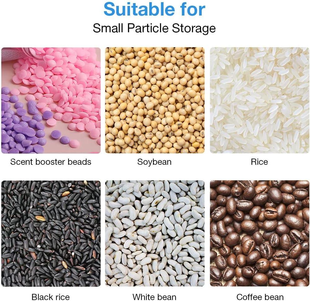 Conworld 3 Grid Wall-Mounted Dry Food Storage Container with Measuring Cups