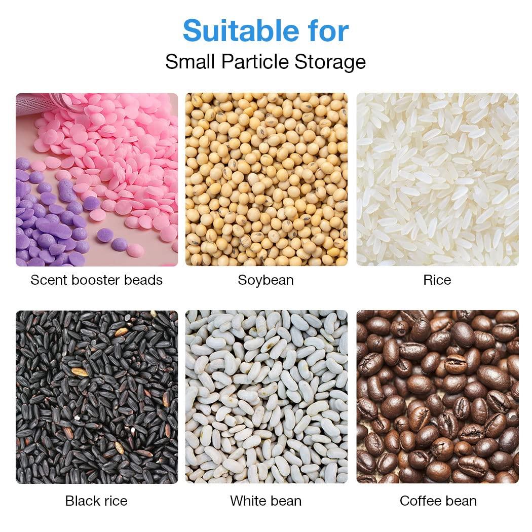 Conworld 3 Grid Wall-Mounted Dry Food Storage Container with Measuring Cups