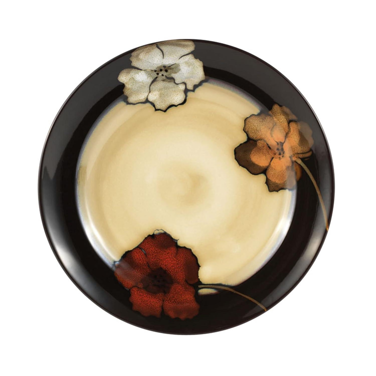 Pfaltzgraff Everyday Pfaltzgraff Everyday Painted Poppies 16-Piece Stoneware Dinnerware Set, Service for 4