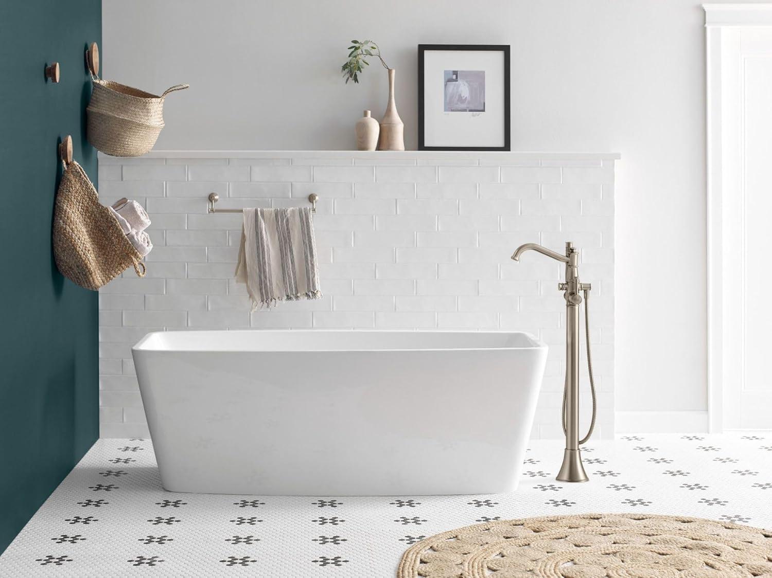 Arris Double Riser Tub Filler Concrete Mounting System