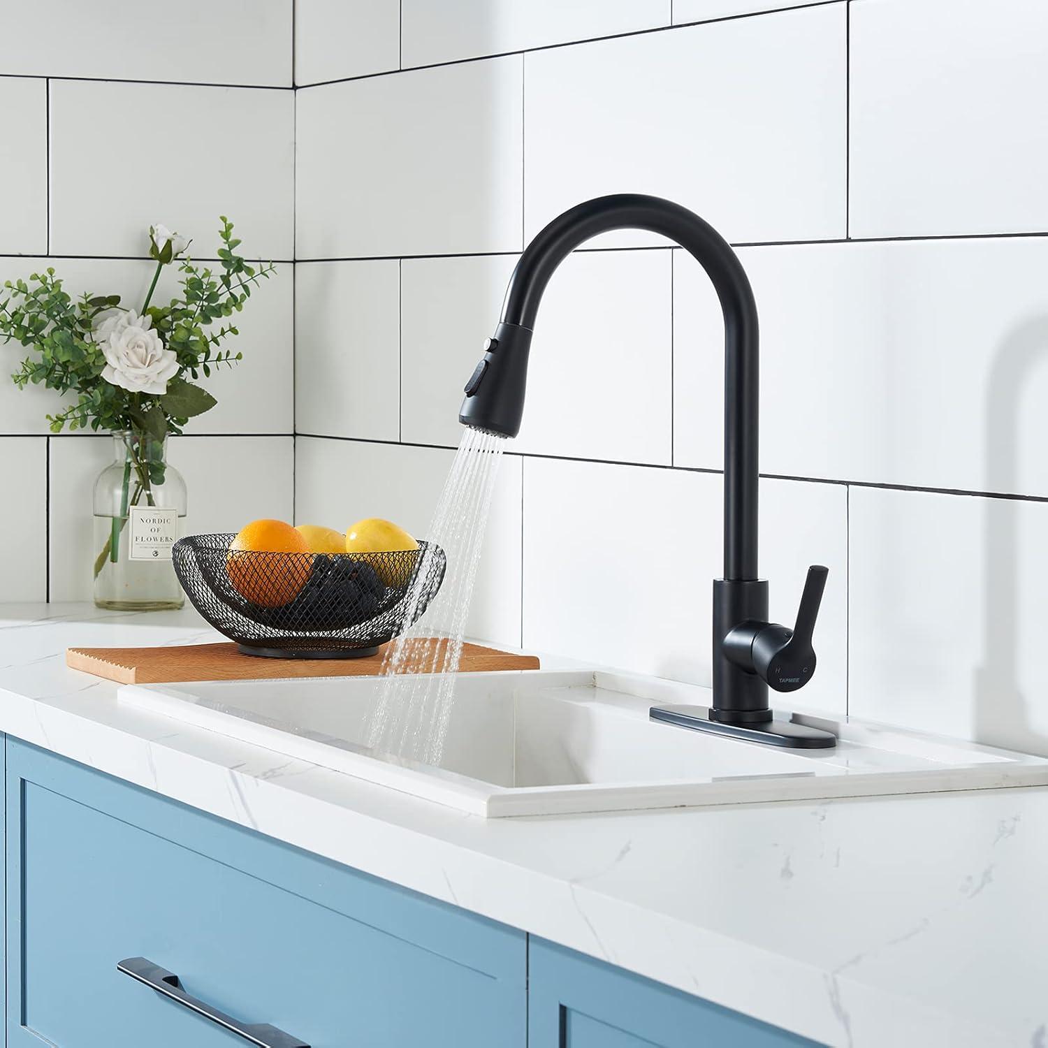 Babevy Pull Down Kitchen Faucet