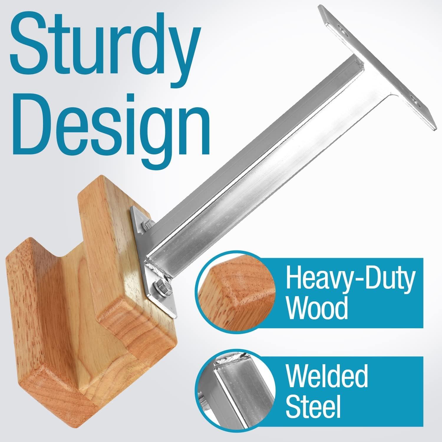 Impresa Bike Wall Mount for Stylish Modern Storage - Heavy-Duty Bike Rack for Vertical or Horizontal Hanging