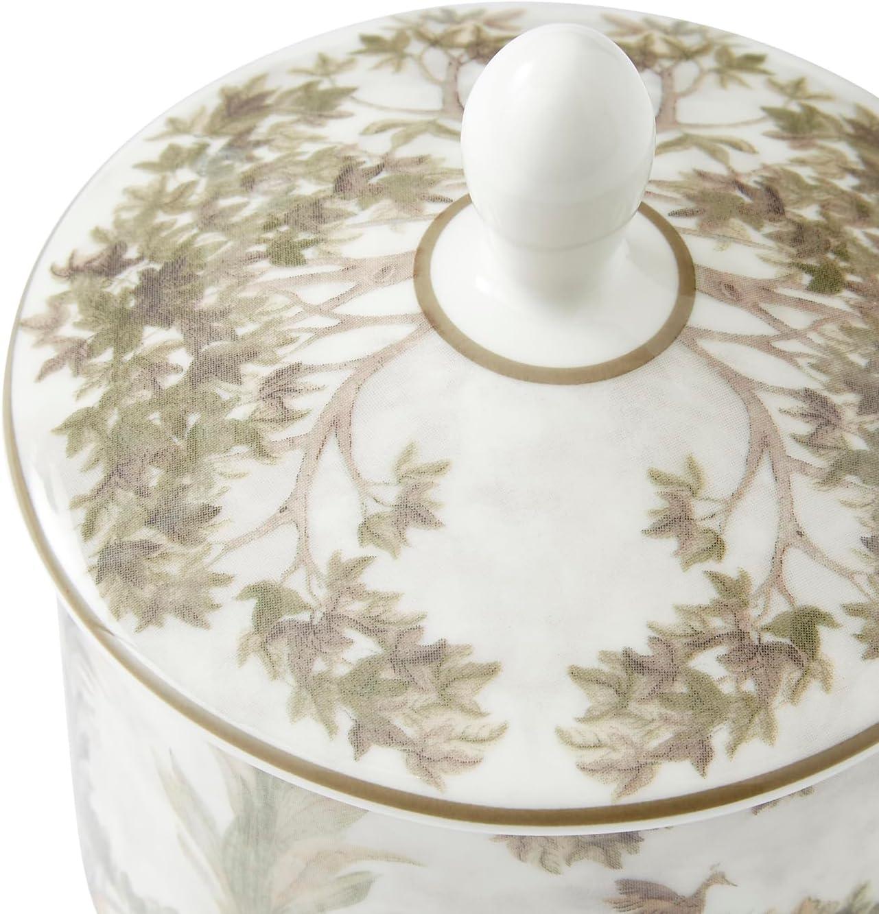 Tall Trees Porcelain Sugar Bowl with Lid, 10oz