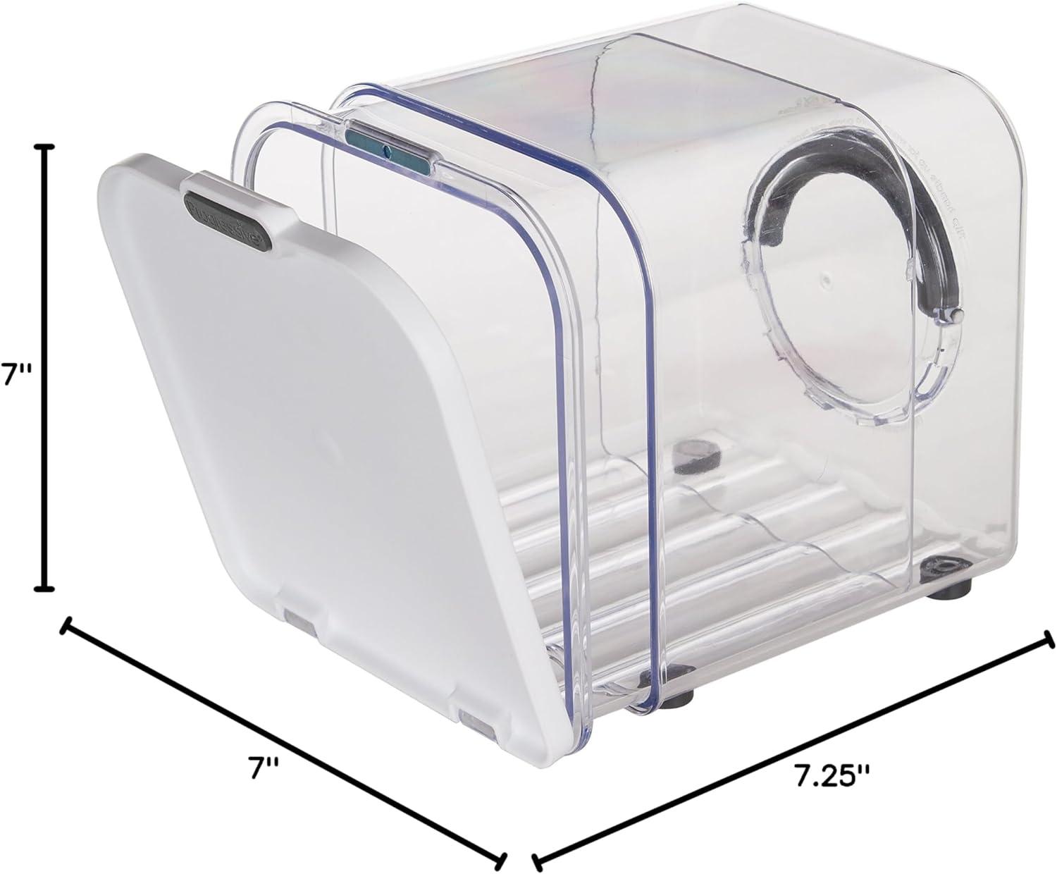 Clear Expandable Bread Storage Container with Air Vent