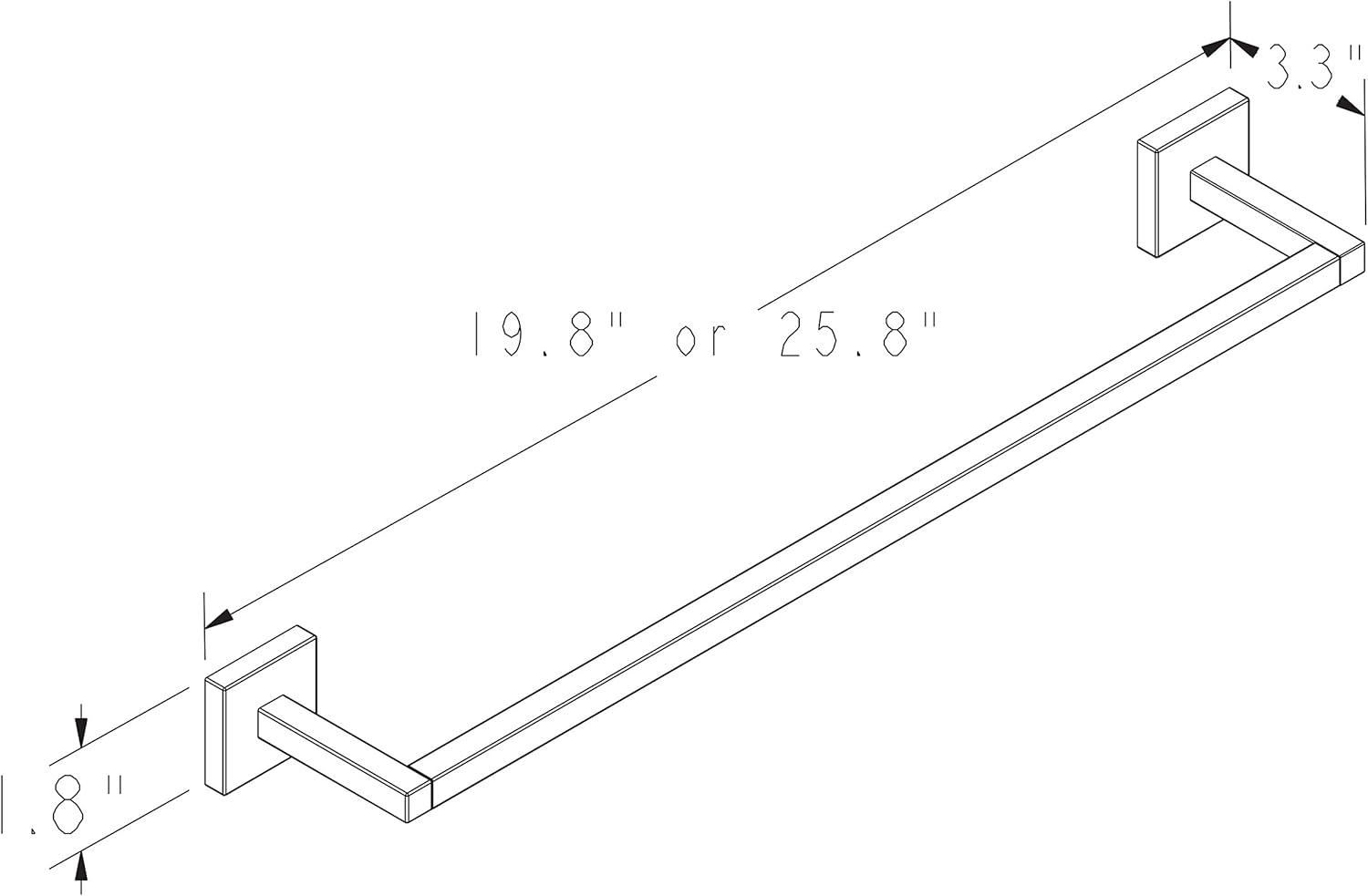 Lineal 24" Towel Bar