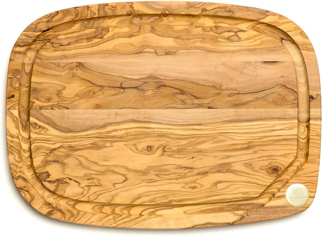 Berard Nerro Olivewood Chopping Board, 13 x 9.45 x 0.71 Inch