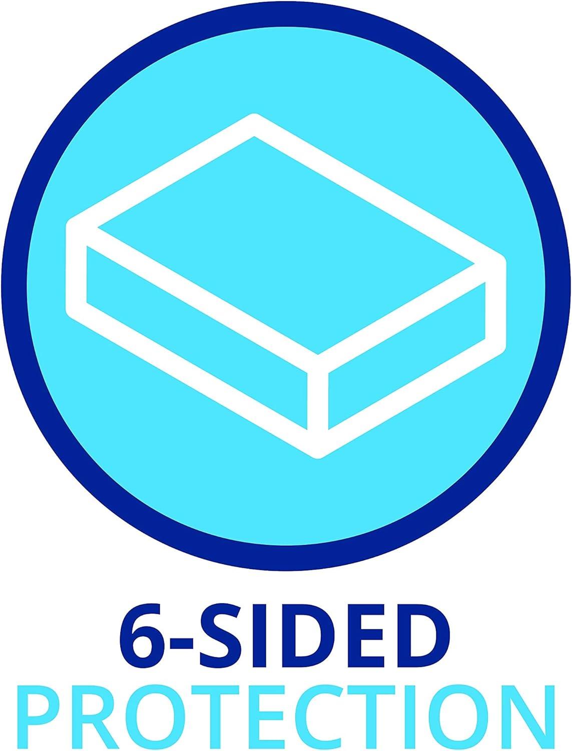 RV 6 Sided Zippered Mattress Protector with Secure Locking Zipper. Creates a seal around your mattress from Bed Bugs, Dust Mites, Allergens & Liquids from entering. Oeko-Tex certified & BPA- Free