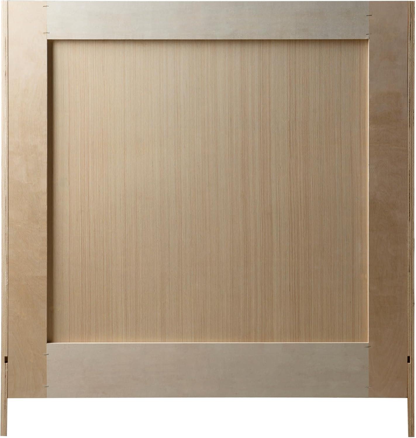 Design House 587121 Brookings 30x21 Unassembled Modern 2-Door Shaker Bathroom Vanity Cabinet Only, Modern Birch