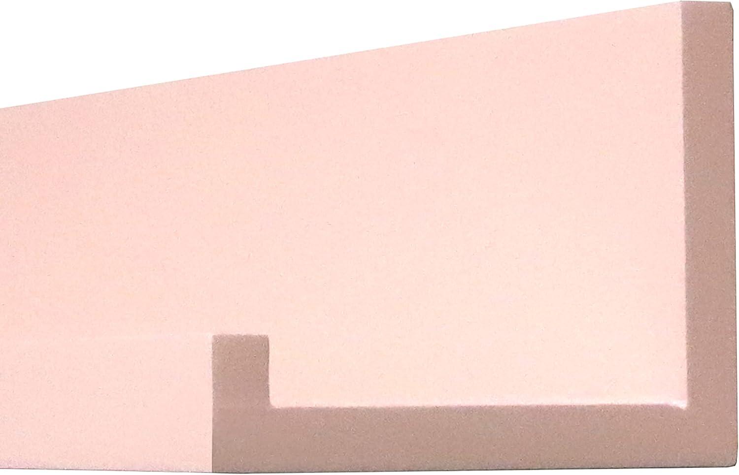 Charming Pink Floating Picture Ledge Shelf for Playful Display