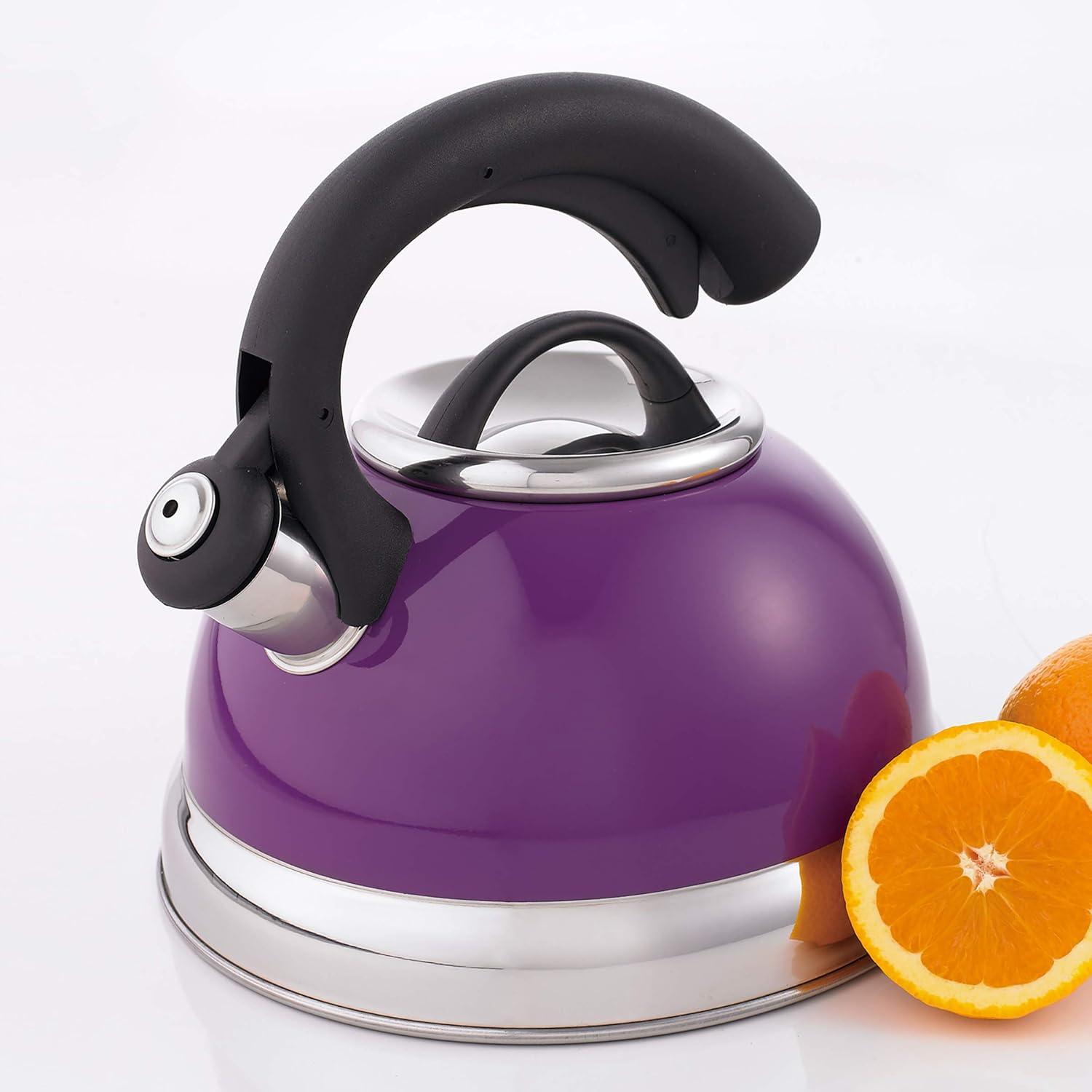 Creative Home Creative Home 2.6 Quarts Stainless Steel Whistling Stovetop Tea Kettle