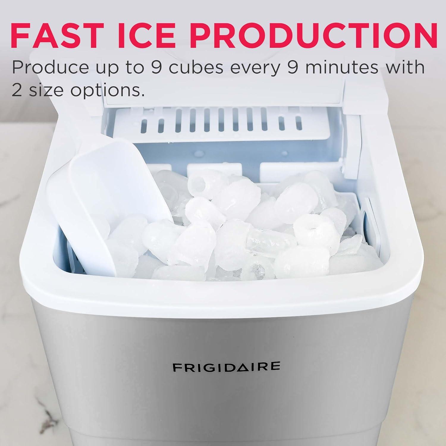 Frigidaire Small Appliances Frigidaire Small Appliances 26 Lb. Daily Production Cube Ice Freestanding Ice Maker