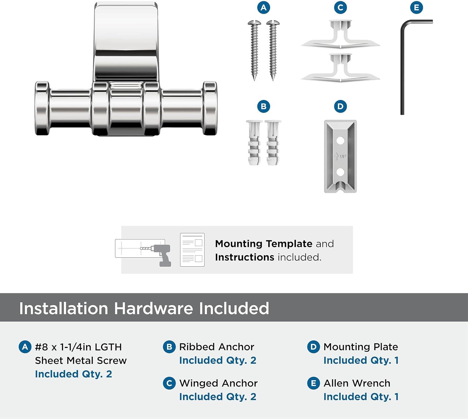 Amerock Davenport Wall Mounted Robe Hook BH3605026