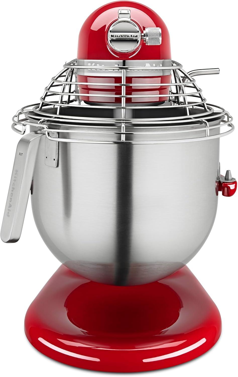 KitchenAid KSMC895ER 8-Qt 10-Speed Empire Red Bowl Lift Stand Mixer w/ Bowl Guard, 1-3/10 Hp