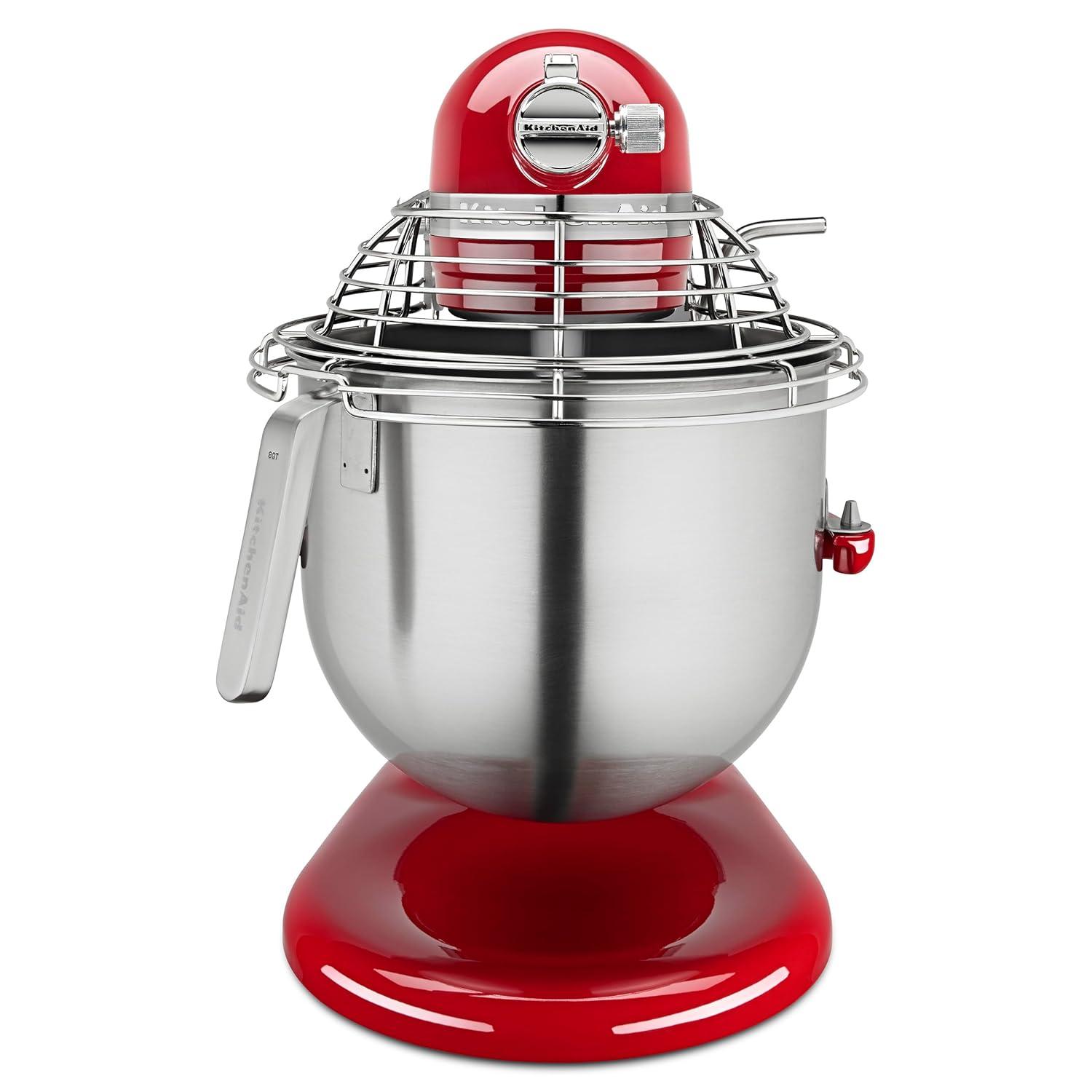 KitchenAid KSMC895ER 8-Qt 10-Speed Empire Red Bowl Lift Stand Mixer w/ Bowl Guard, 1-3/10 Hp
