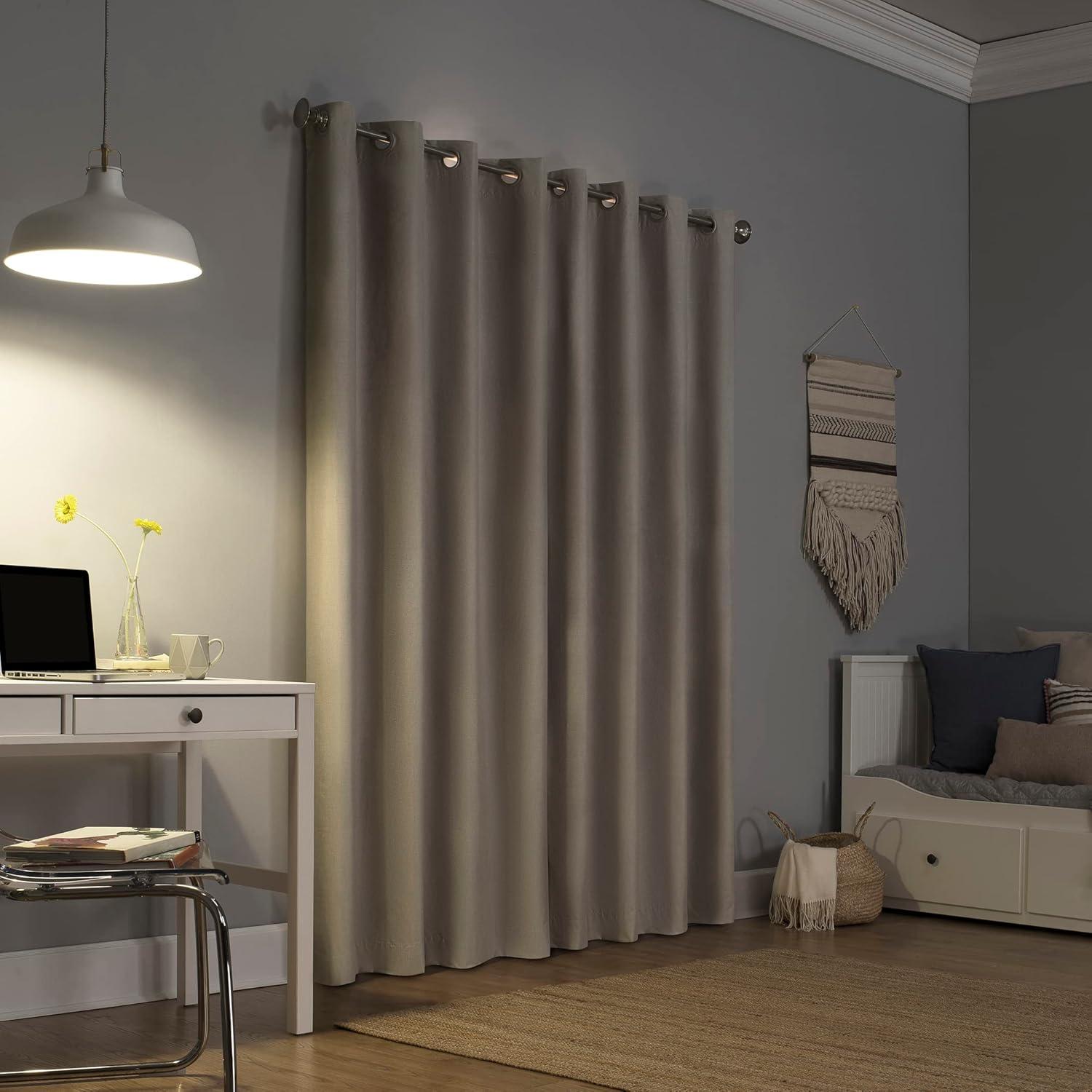 Sun Zero Cameron Thermal Insulated 100% Blackout Grommet Curtain Panel