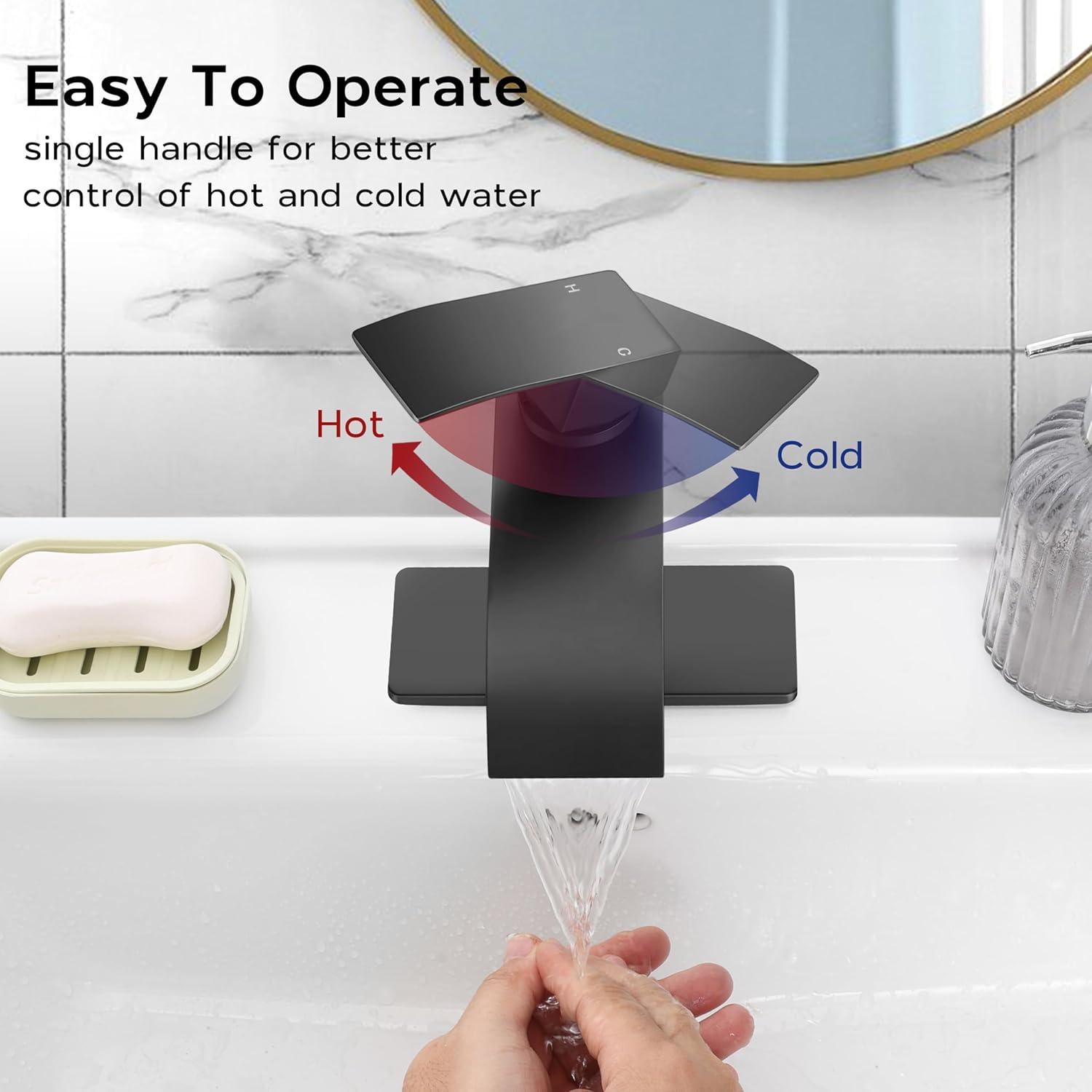 Single-Hole Single-handle Bathroom Faucet