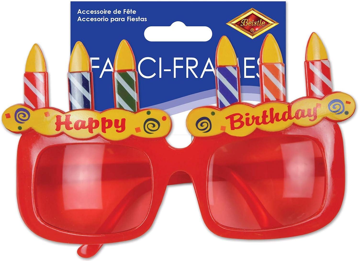 Beistle Birthday Cake Fanci-Frames, (2/Pkg) Multicolored