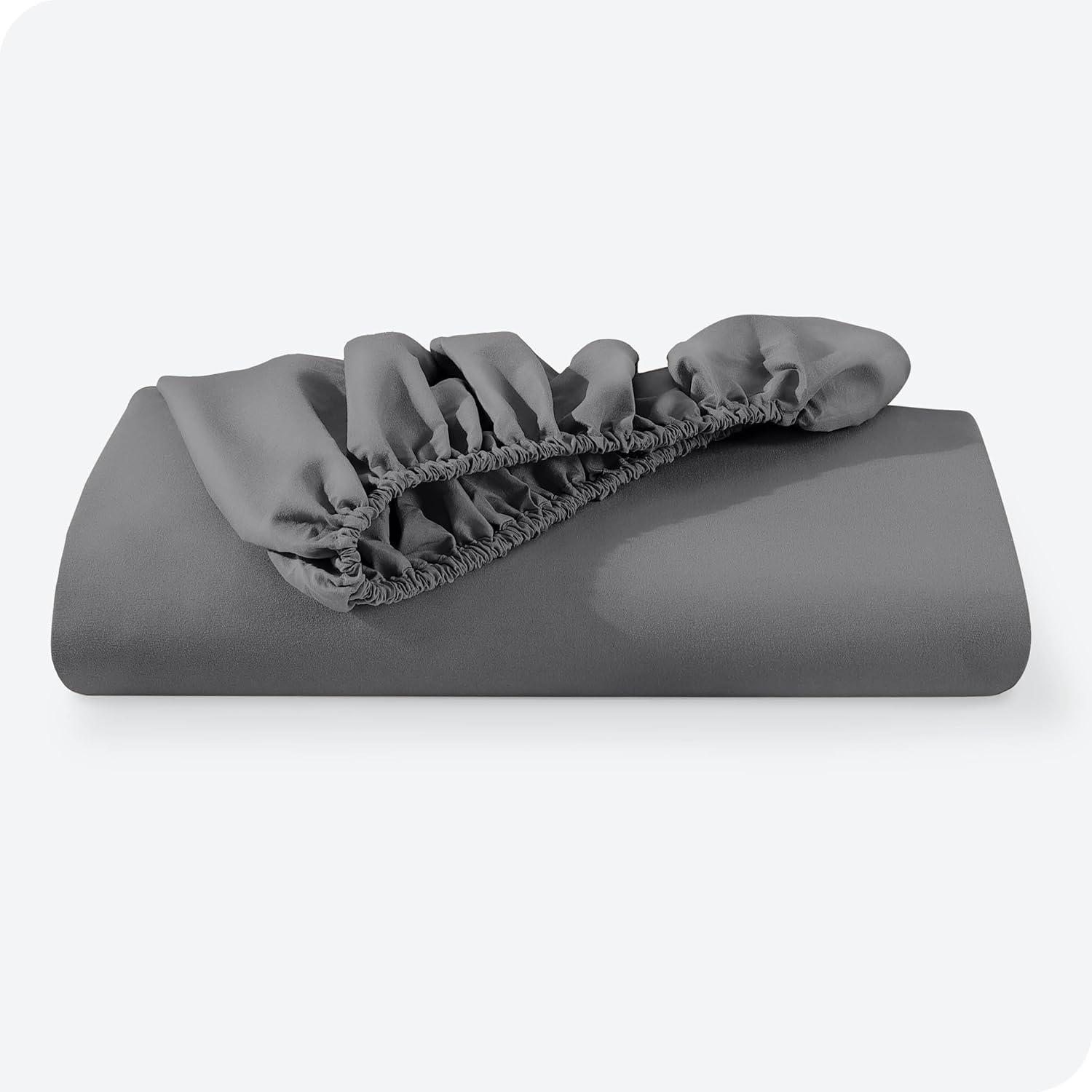 Bare Home Microfiber Fitted Sheet