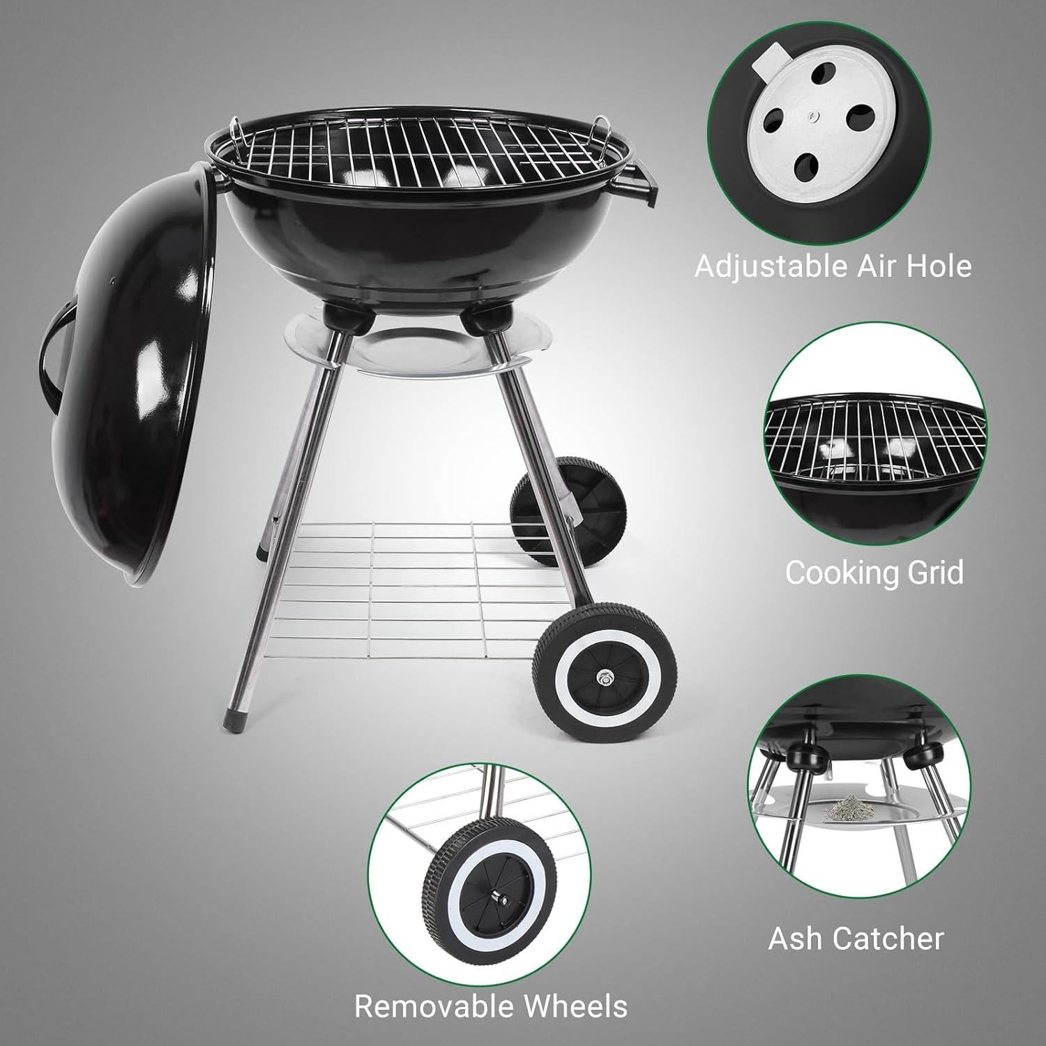 Priyet 18'' W Charcoal Grill