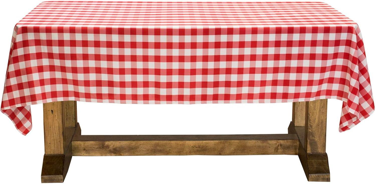 Lann's Linens Rectangular Checkered Tablecloth