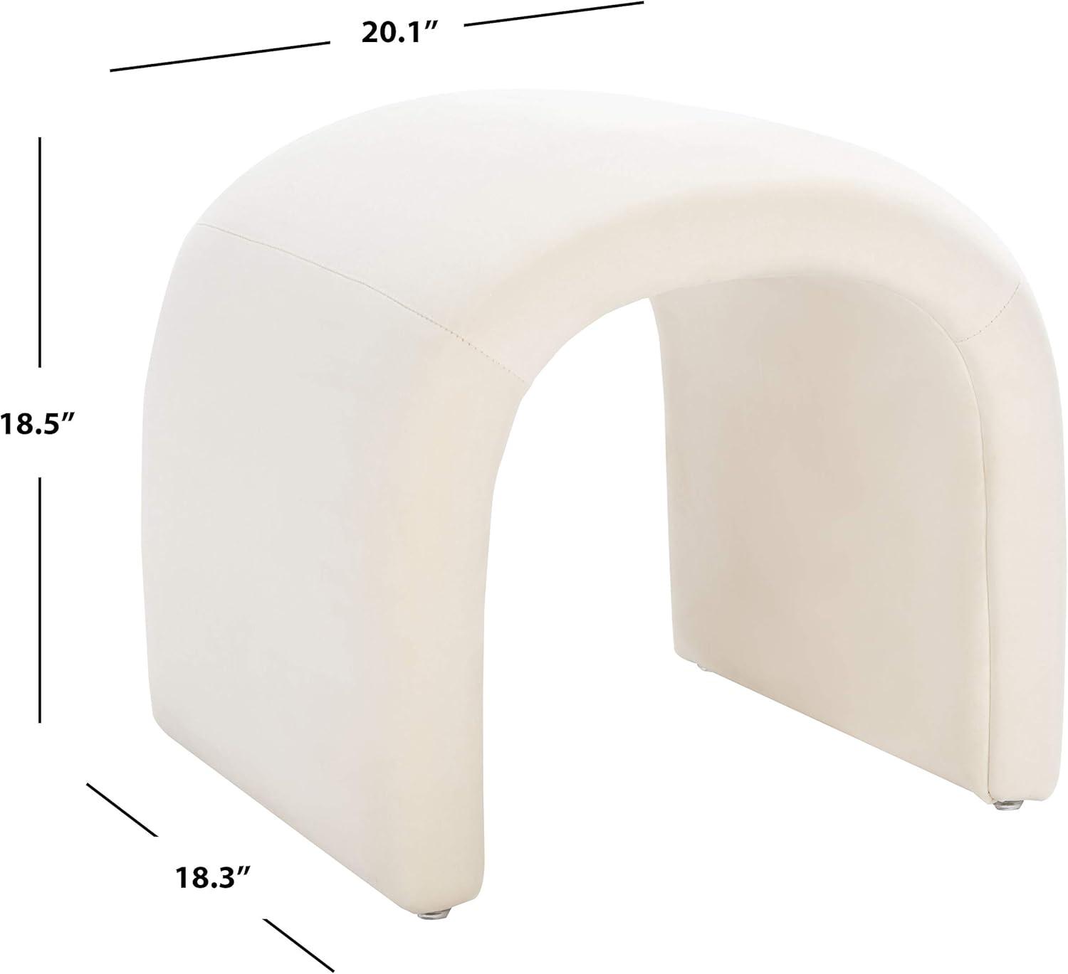 Kibo Ottoman - OTT1300 - Cream - Safavieh