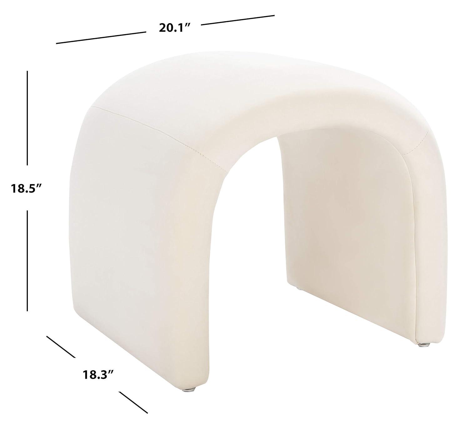Kibo Ottoman - OTT1300 - Cream - Safavieh