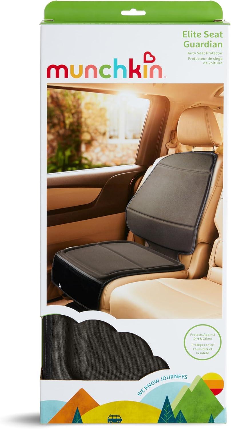 Munchkin Elite Seat Guardian Car Seat Protector, Crash Test Approved - Dark Gray