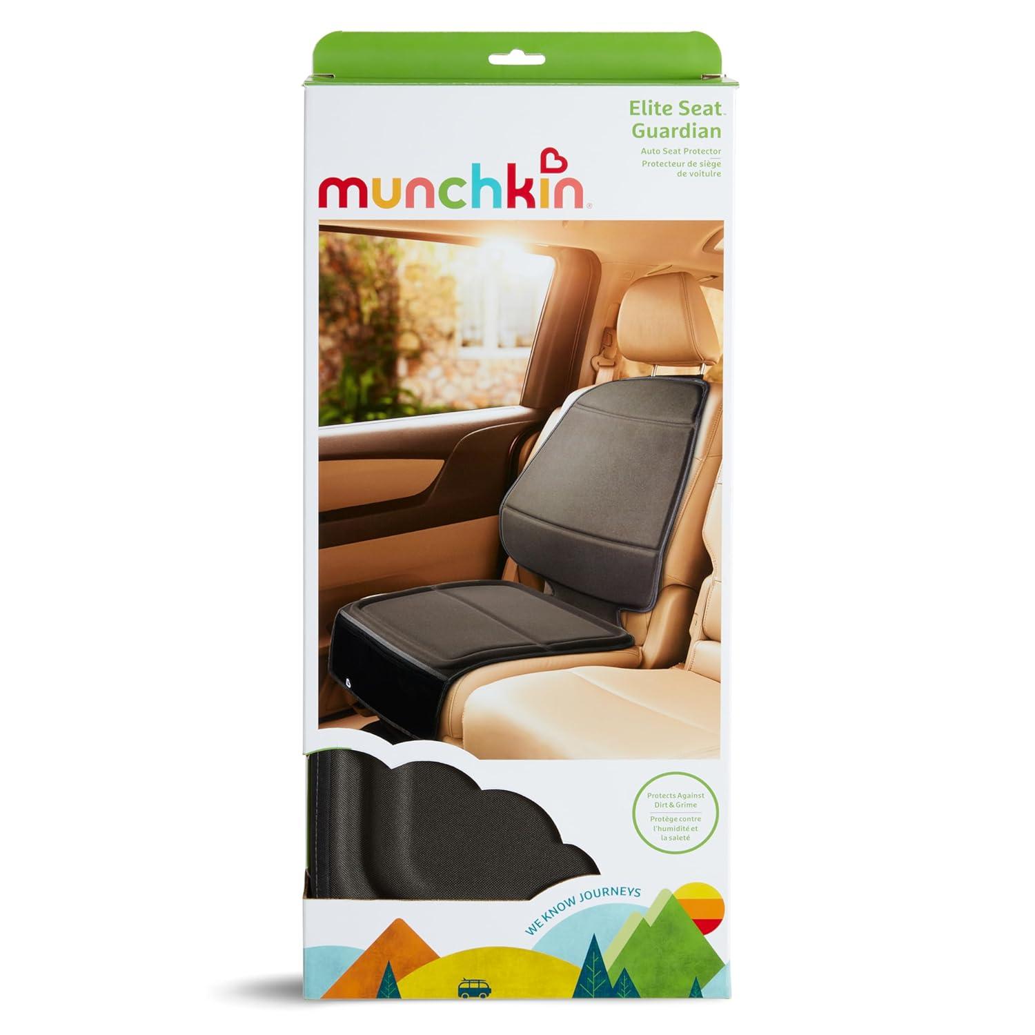 Munchkin Elite Seat Guardian Car Seat Protector, Crash Test Approved - Dark Gray