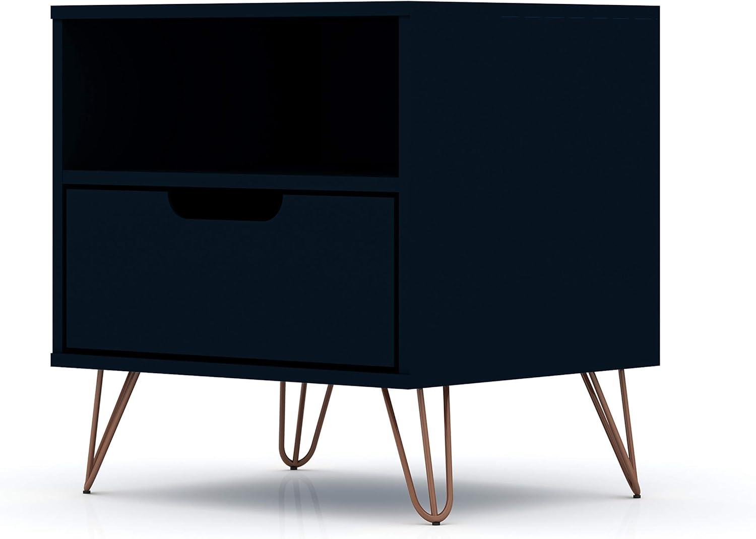 1.0 Rockefeller Nightstand - Manhattan Comfort