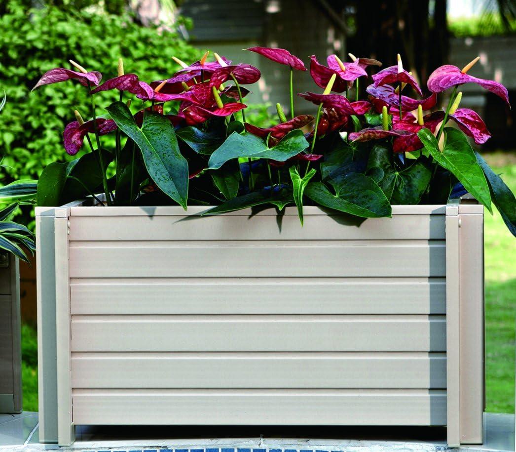 Beige Eco-Friendly 30" Wide Rectangular Planter