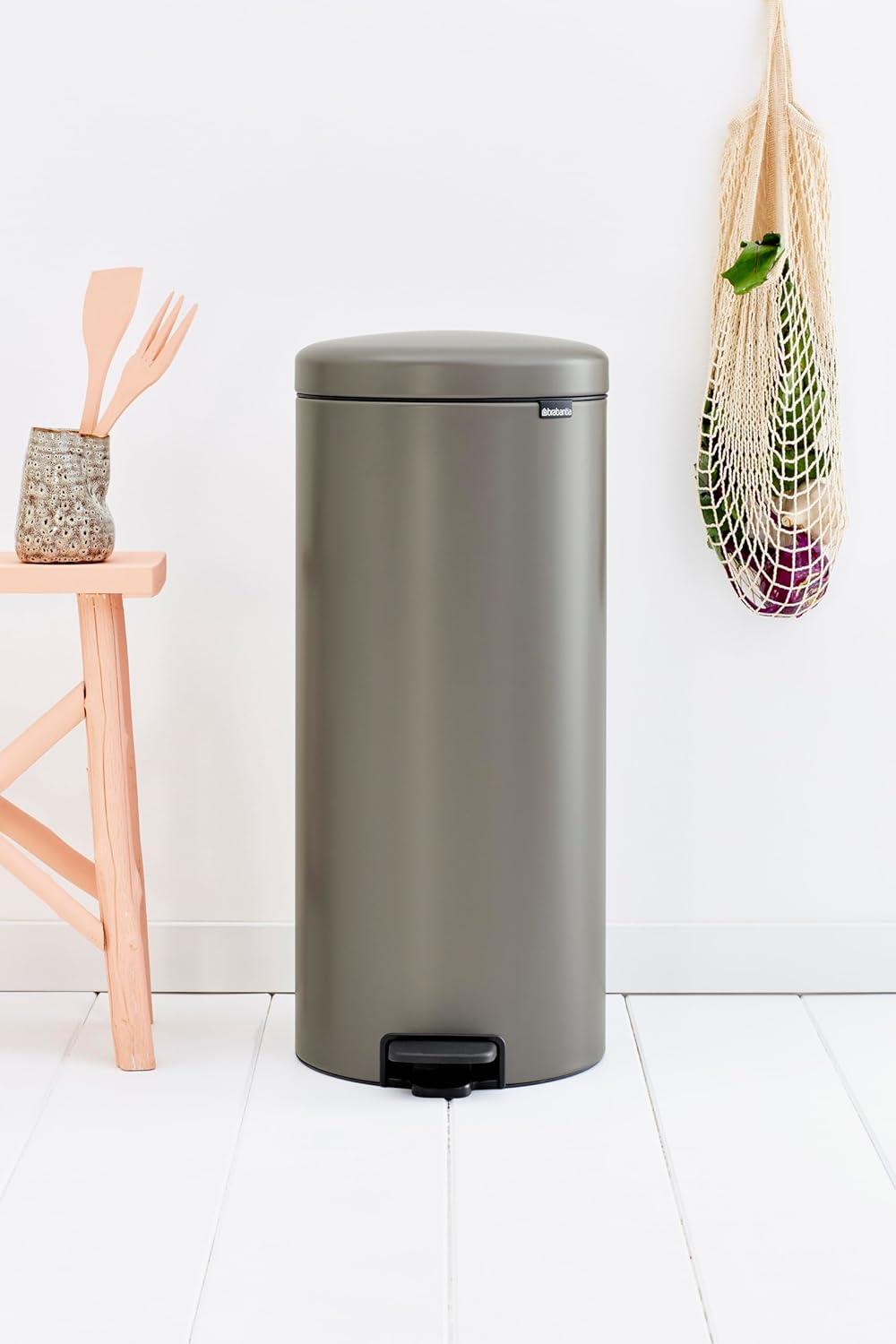 Brabantia NewIcon Step On Trash Can, 8 Gallon (30 Liter)