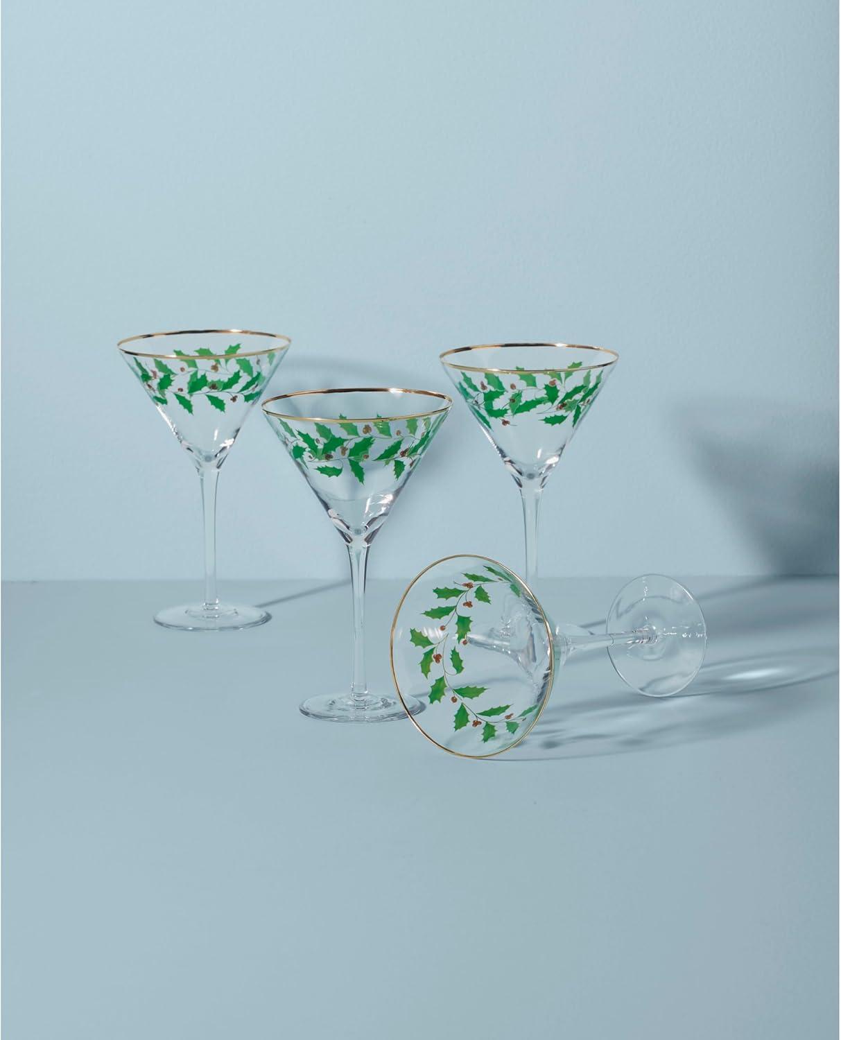 Holiday 8 oz. Martini Glass