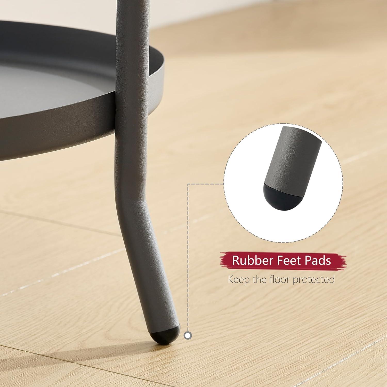 Tajsoon Coat Rack Stand with Umbrella Holder, Freestanding Coat Hanger Stand with Umbrella Stand, Entryway Coat Rack with 12 Hooks to Hold Clothes, Coat Tree for Living Room Bedroom Office, Grey