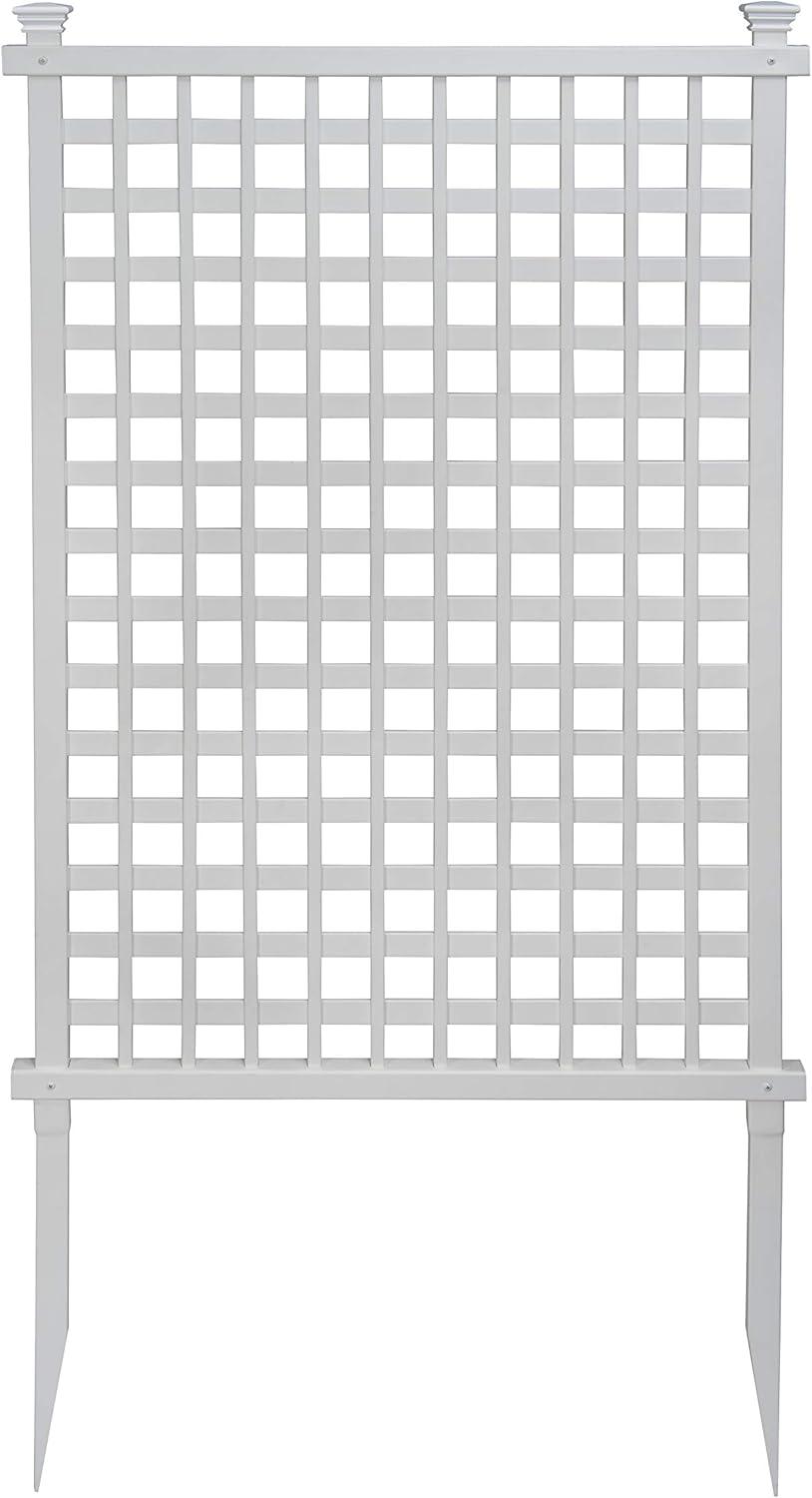 Enclo Highland Lattice Outdoor No Dig Privacy Screen Enclosure for Garbage Bins & Air Conditioners (2 Panels)