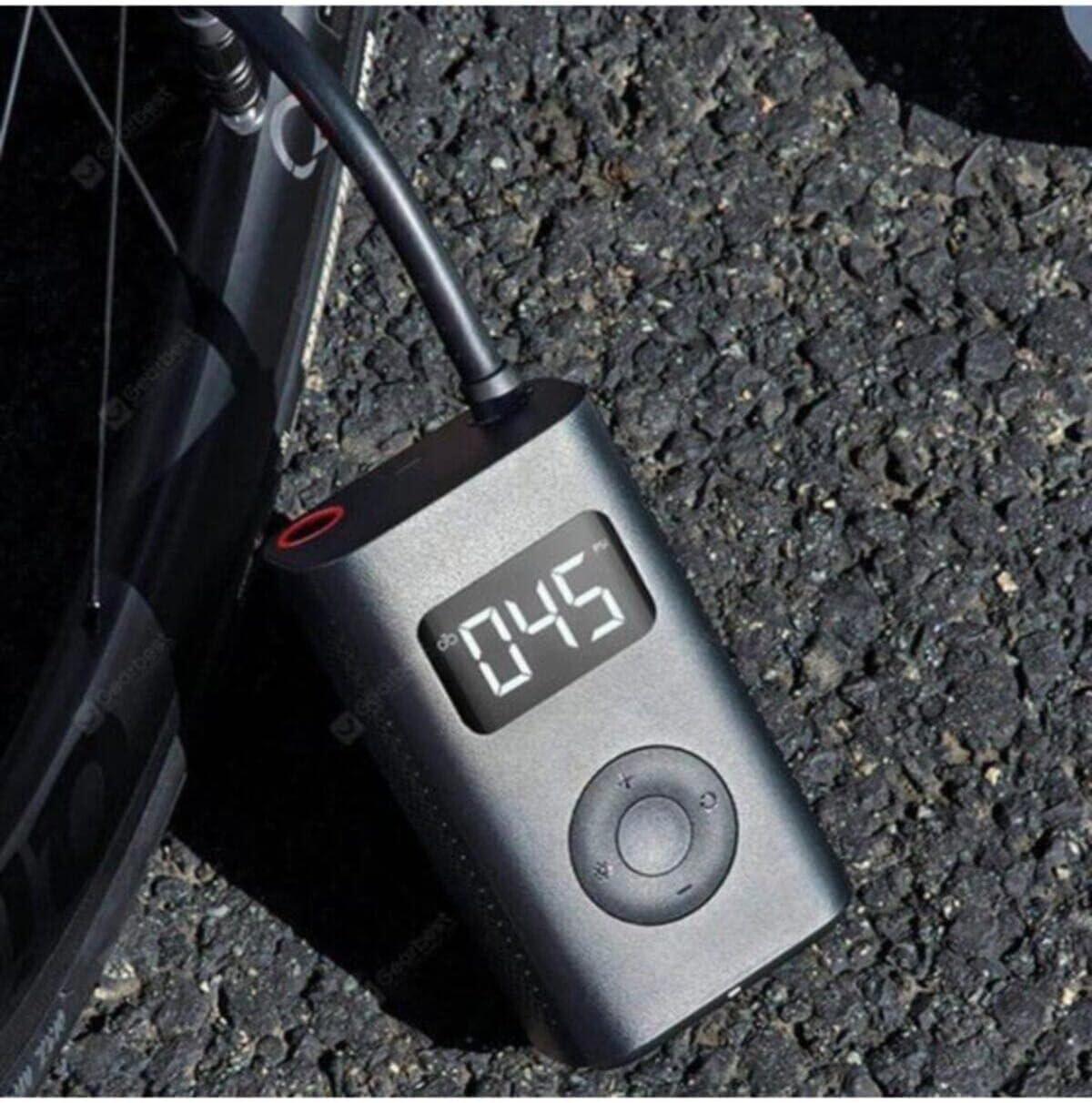 Xiaomi Portable Electric Air Compressor 1S, Portable Electric Air Inflator, Five Different Modes, Fast Precise Inflation For Bicycle Motorcycle Car Ball, Gray