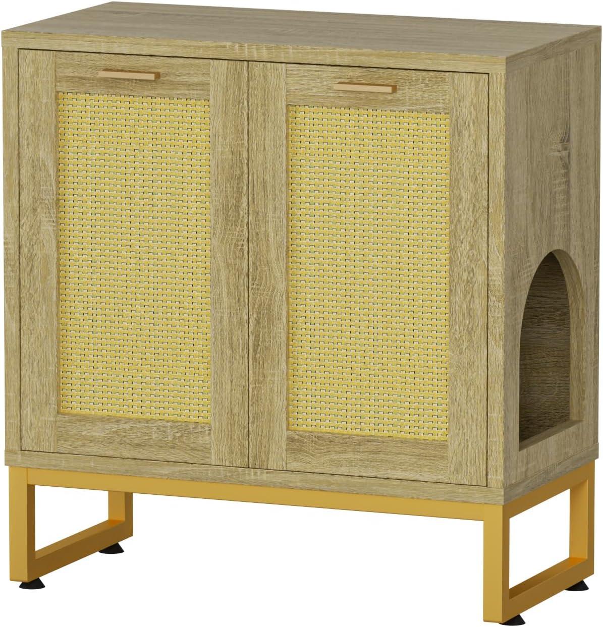 Archie & Oscar™ Cat Litter Box Enclosure With Cat Scratch Pad