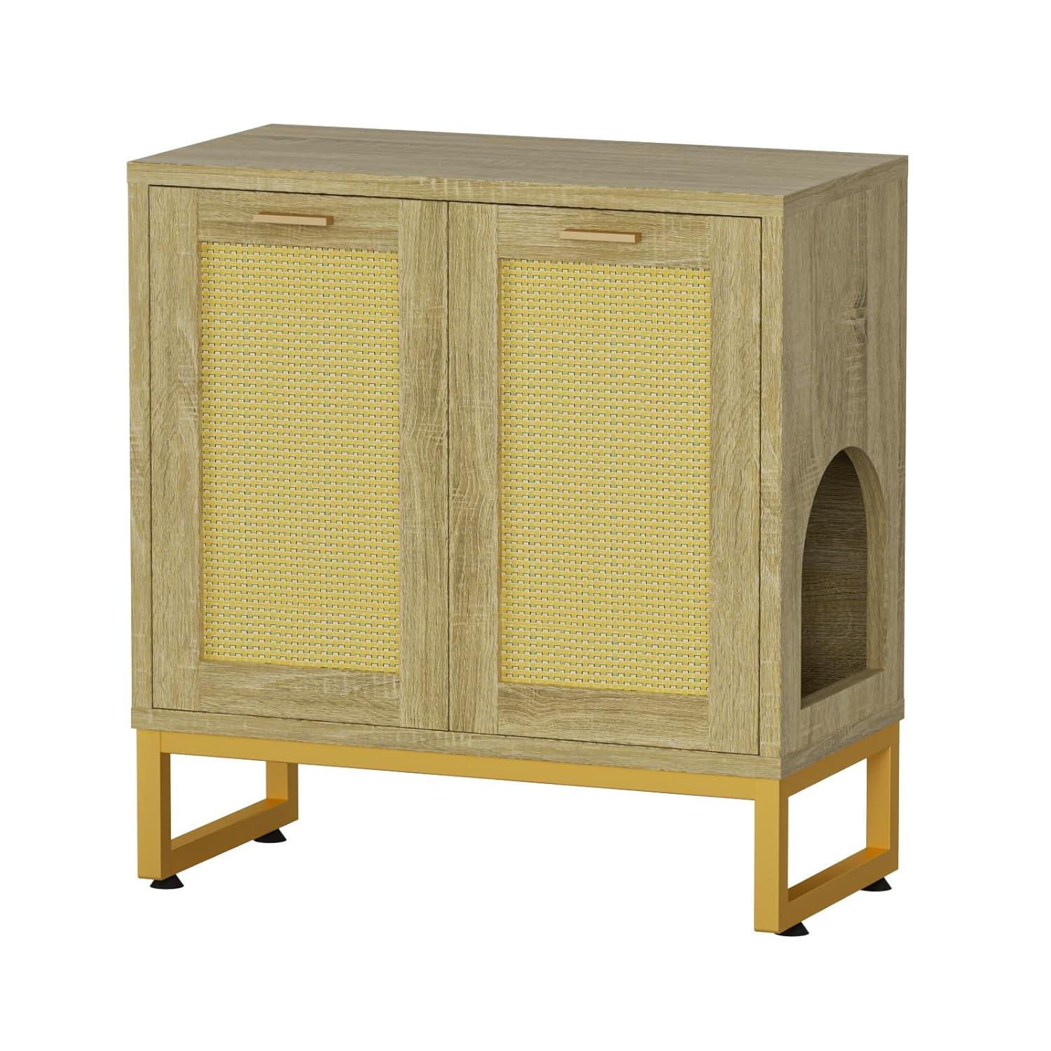 Archie & Oscar™ Cat Litter Box Enclosure With Cat Scratch Pad