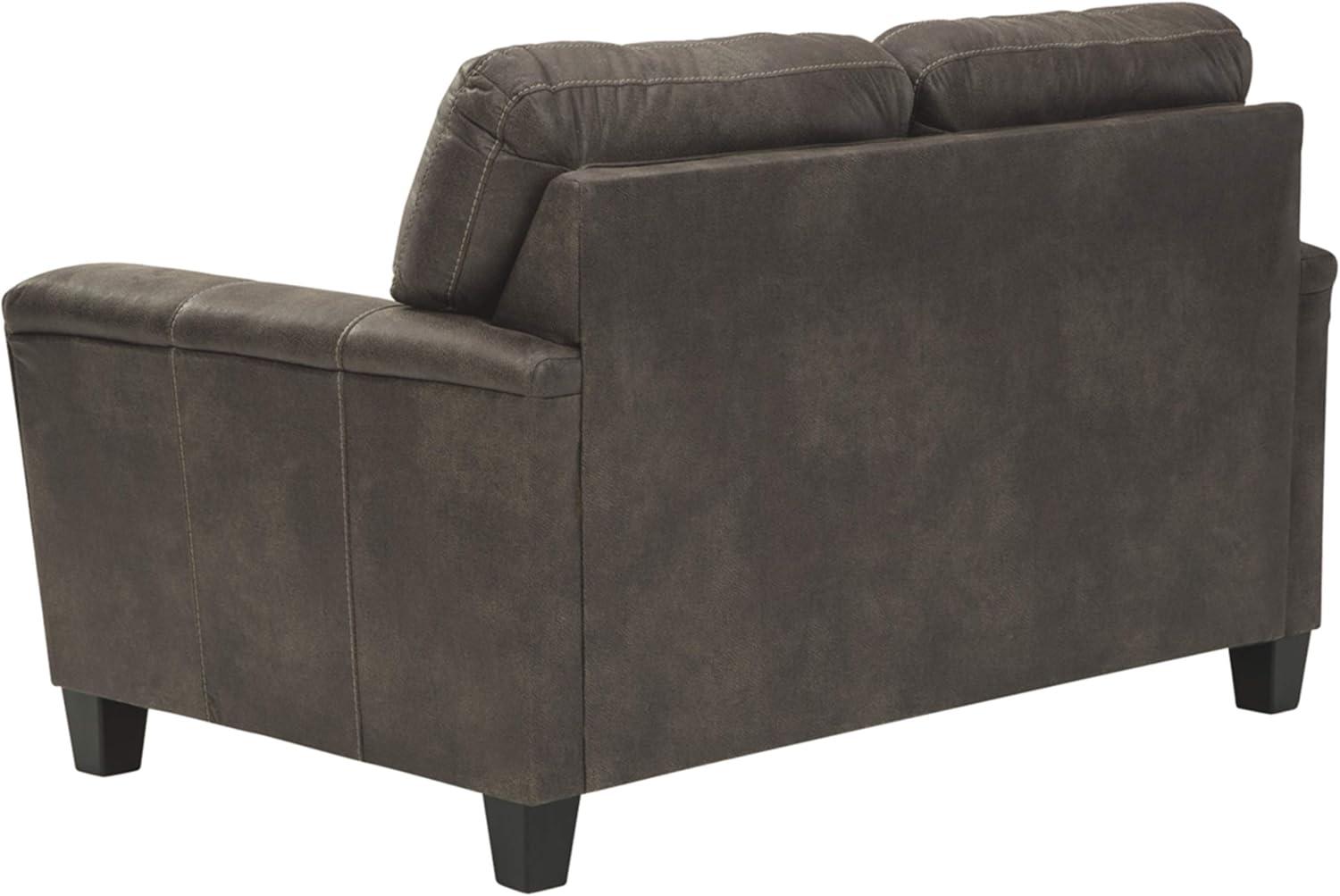 Signature Design by Ashley Navi Loveseat in Smoke