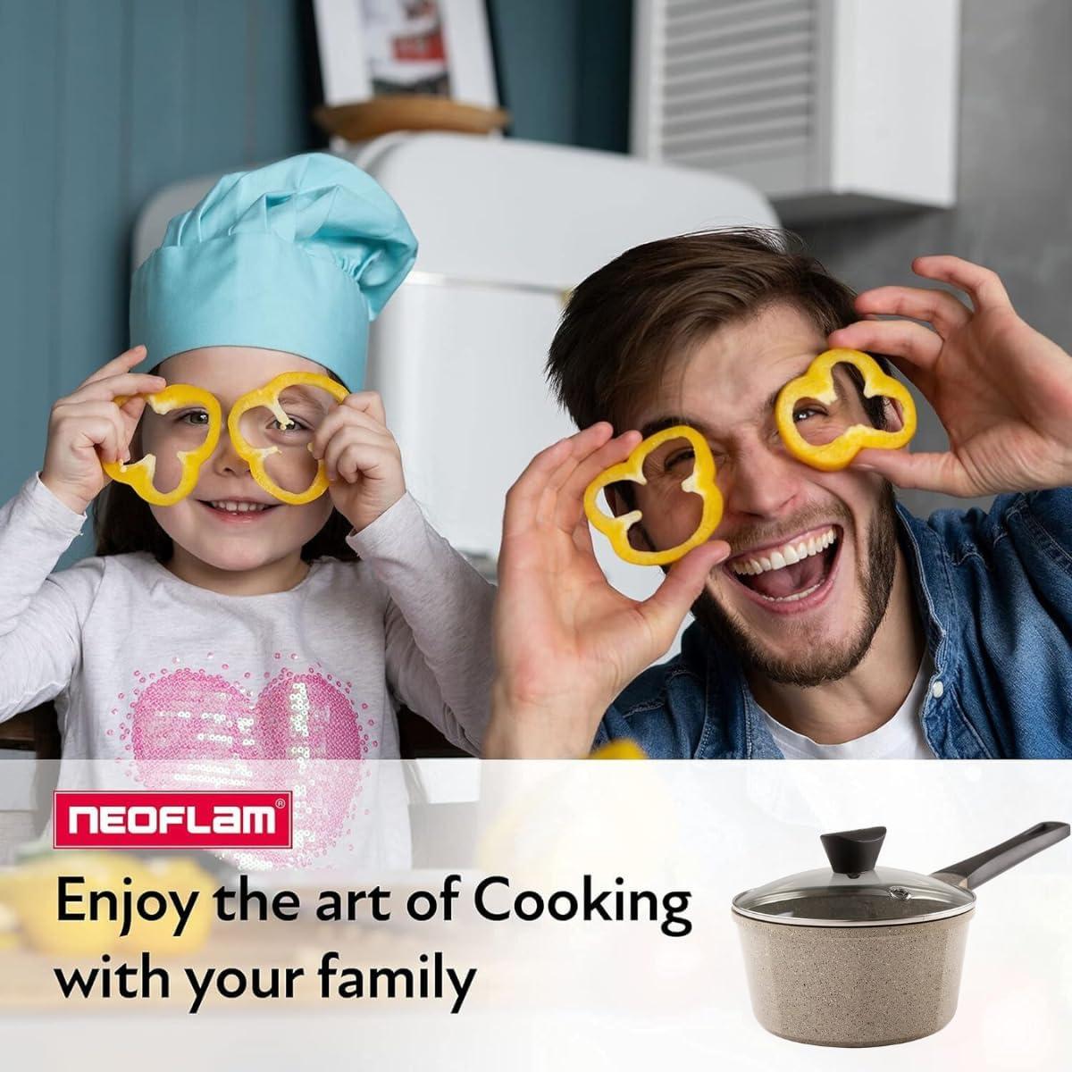 Neoflam 2 Quarts Non-Stick Aluminum Saucepan