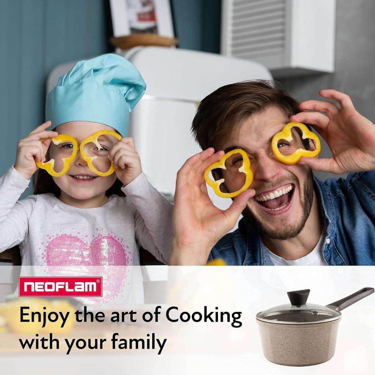 Neoflam 2 Quarts Non-Stick Aluminum Saucepan