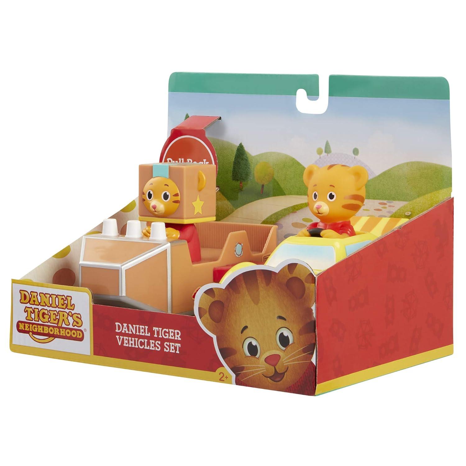Daniel Tiger's Neighborhood Tigertastic Car & Rocket Vehicle Playset