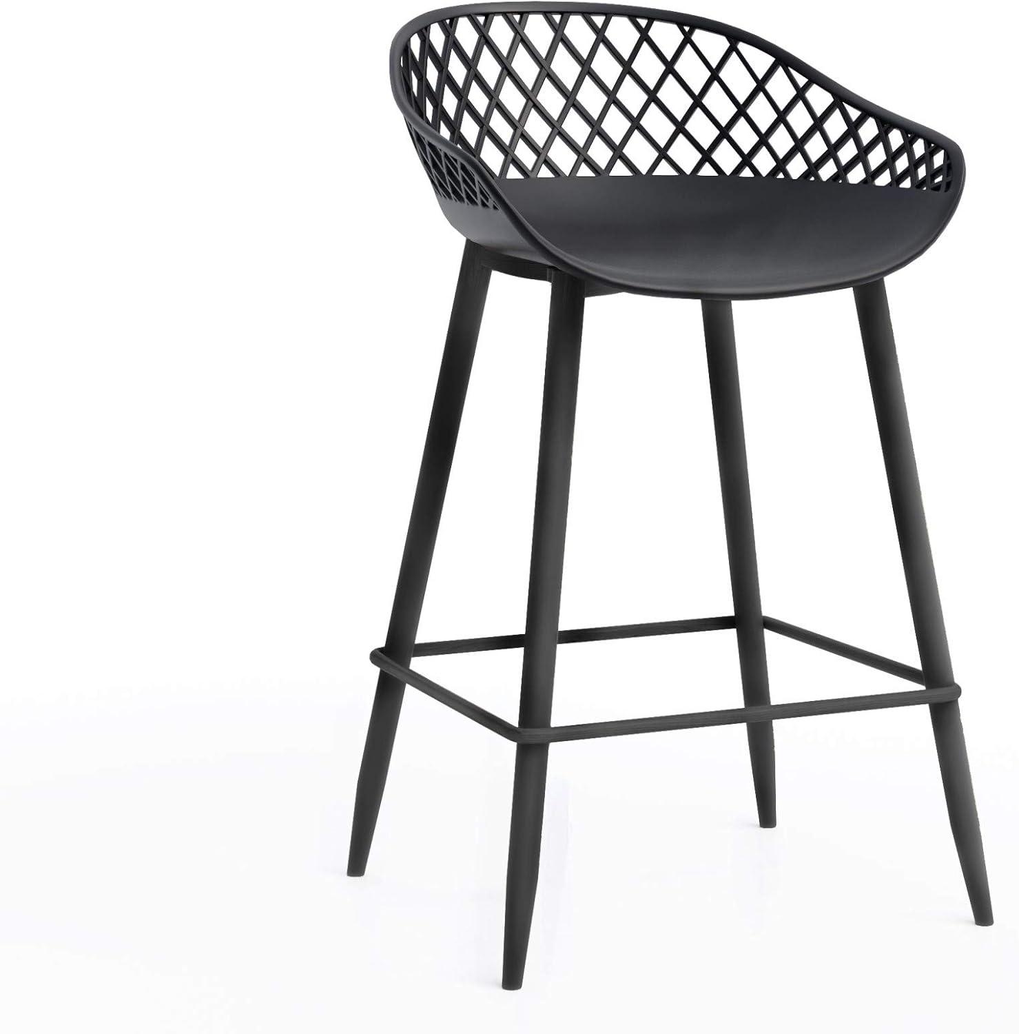 Set of 2 Kurv Counter Height Barstool - Jamesdar