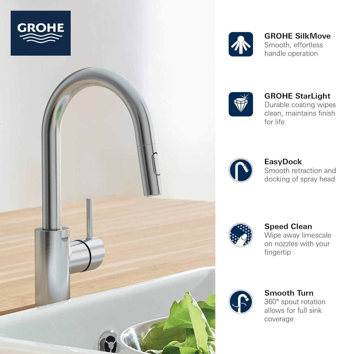 Concetto™ Single Handle Kitchen Faucet with Accessories 1.75 GPM