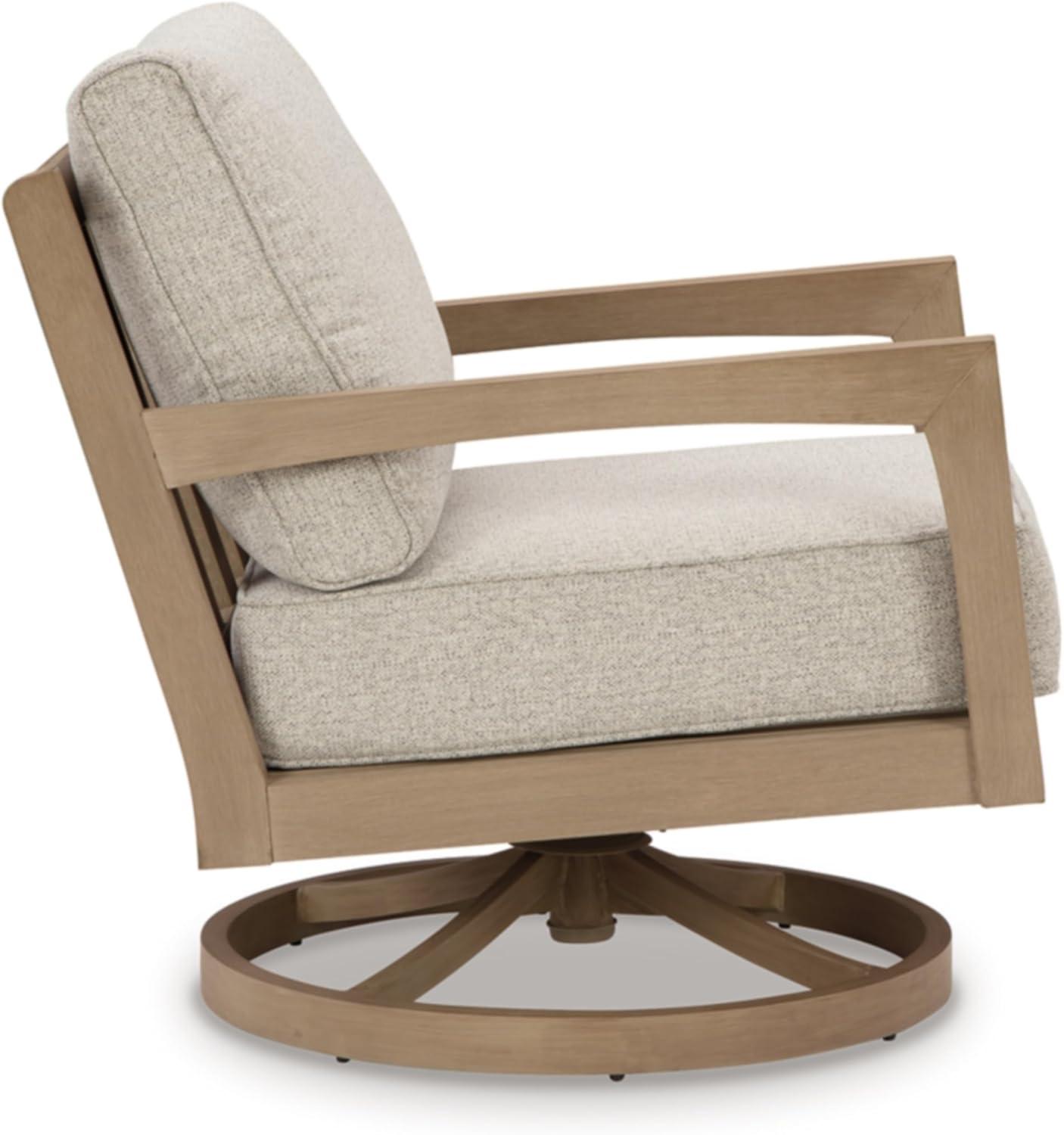 Brewster Outdoor Swivel Lounge With Cushion