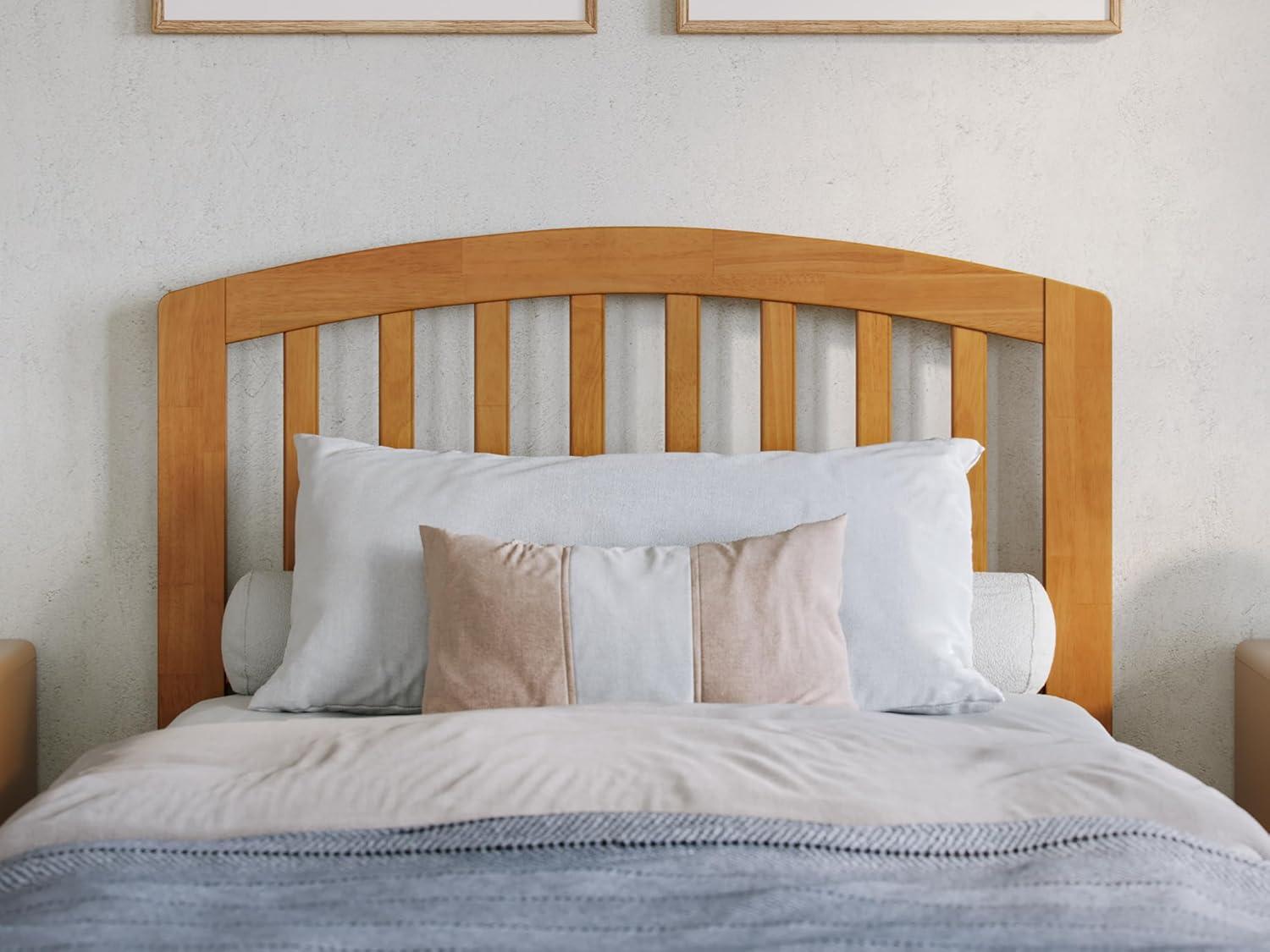 Solid Wood Platform Storage Bed