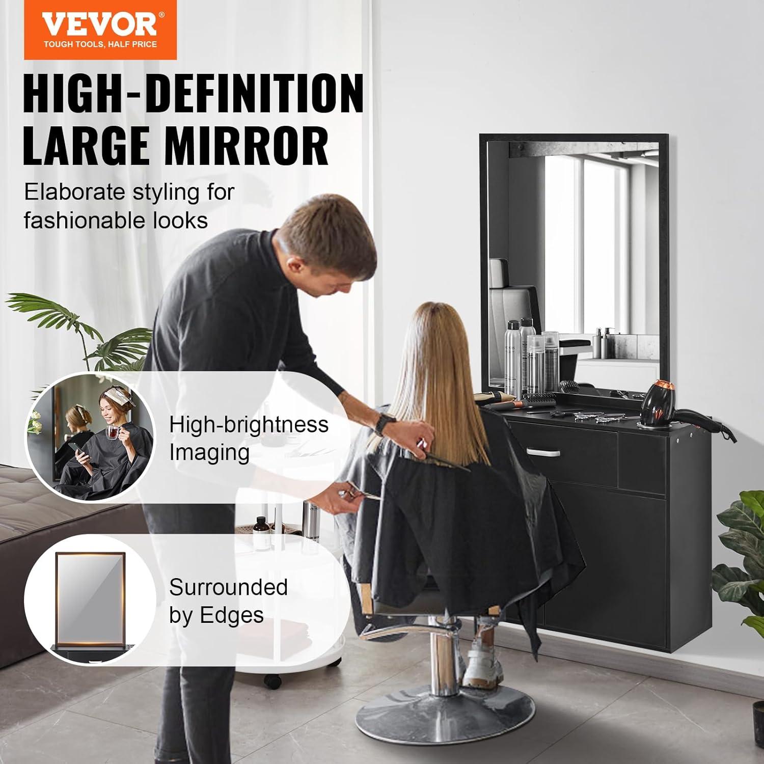 VEVOR Medium Density Fiberboard (MDF) Hair Tool Holder