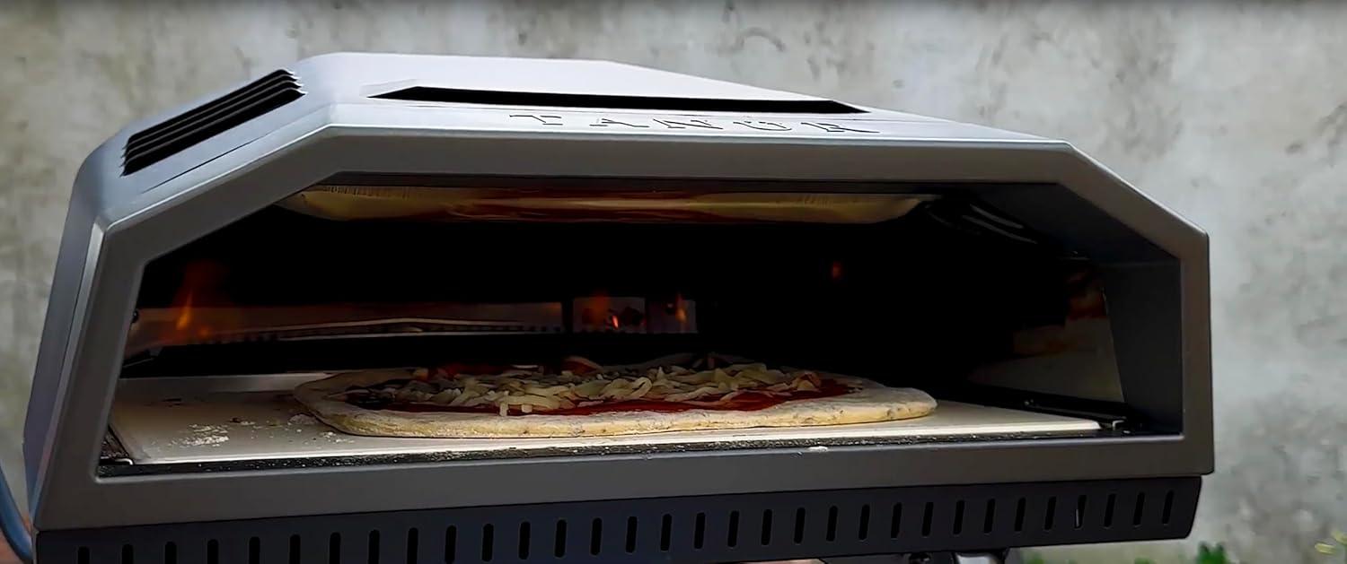 Flame King Flame King TANUR 12-inch Portable Outdoor Propane Pizza Oven for Camping and Outdoor Cooking