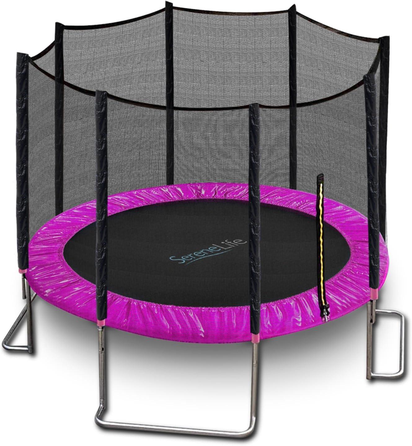 SereneLife 120" Round Backyard Trampoline