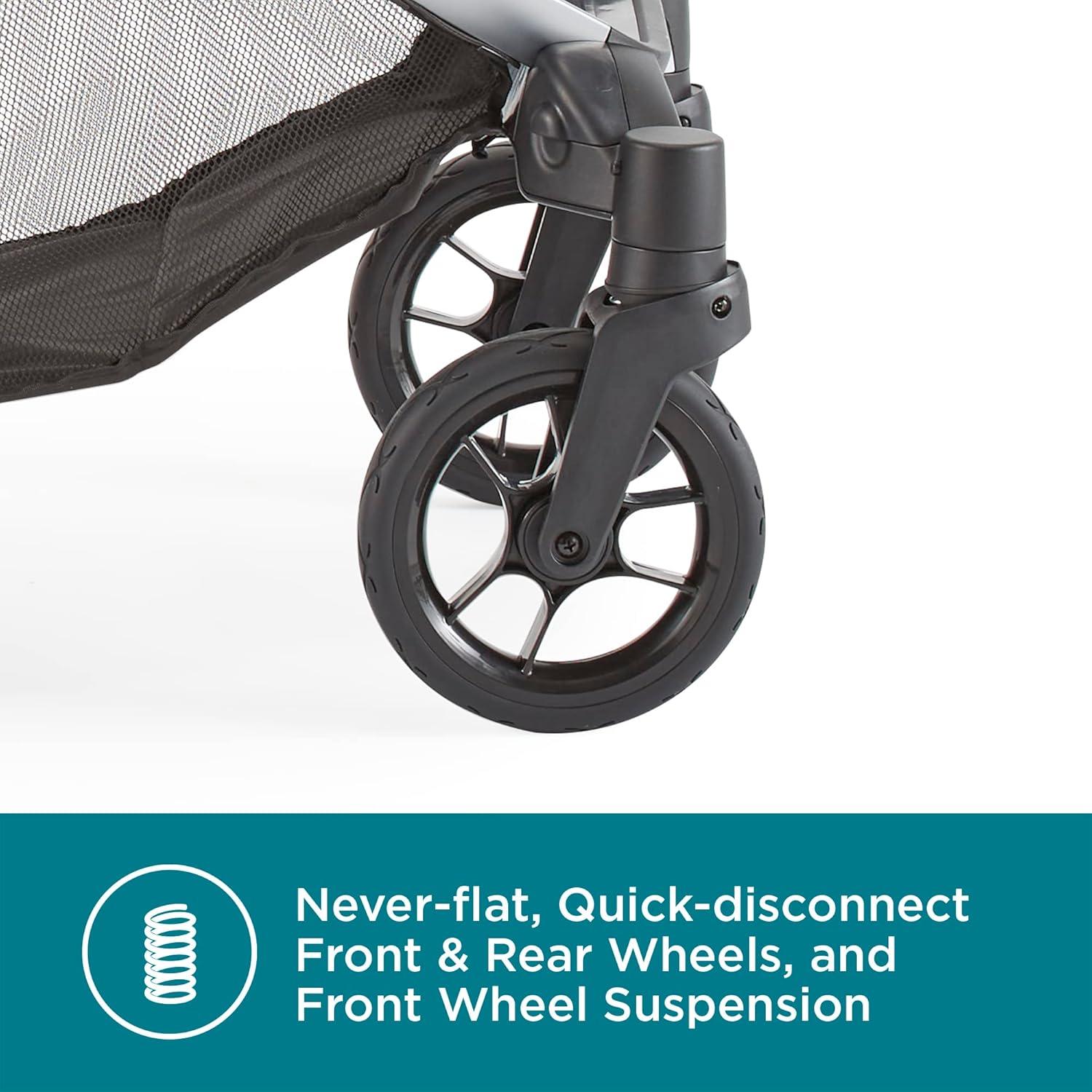 Contours Legacy Single to Double Convertible Stroller - Gray