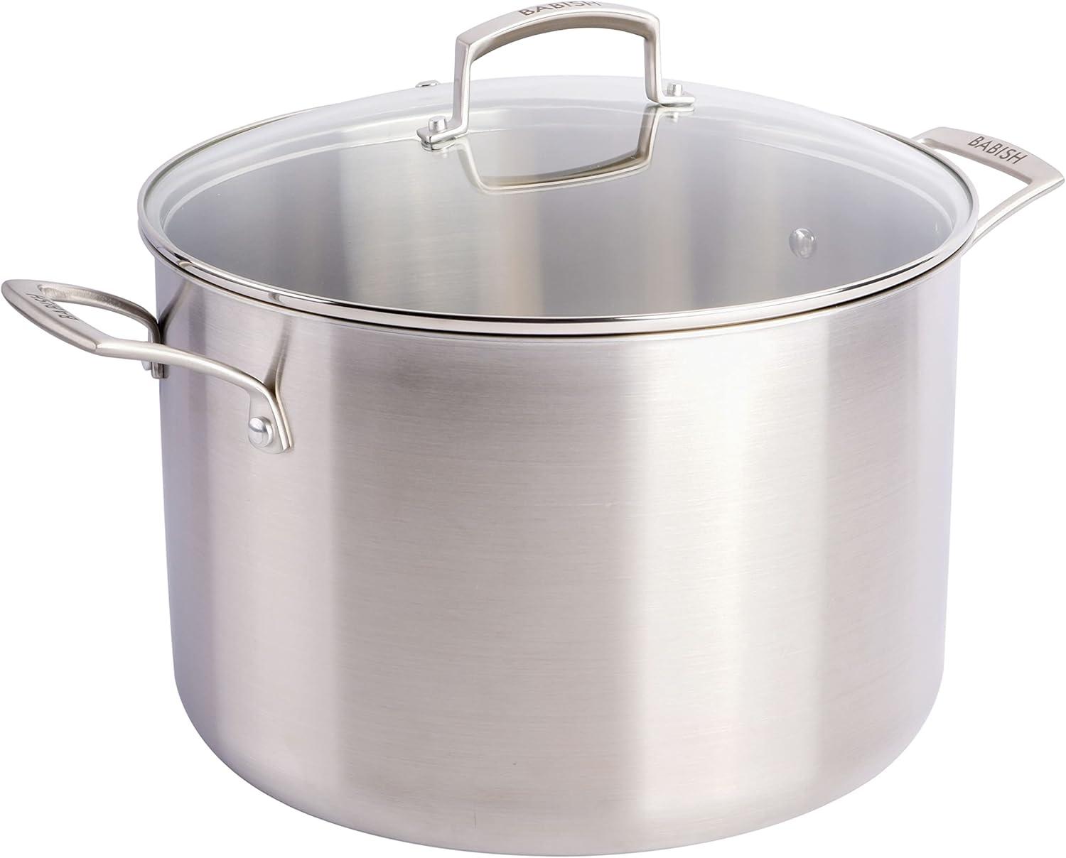 Babish 12 Quarts Stainless Steel Stock Pot